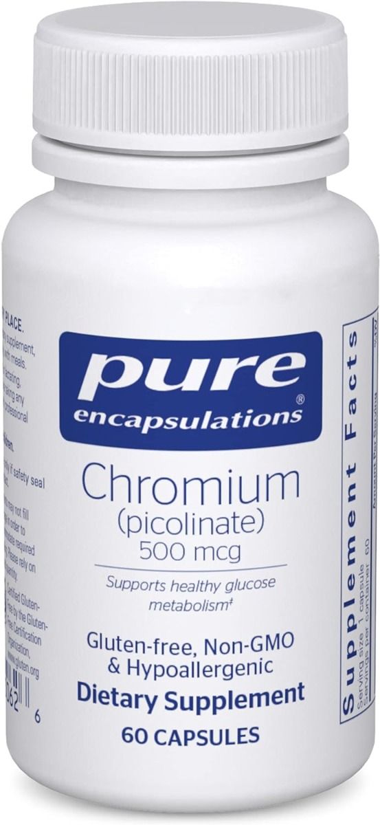 Chromium Picolinate 500 MCG 60 Veggie Caps