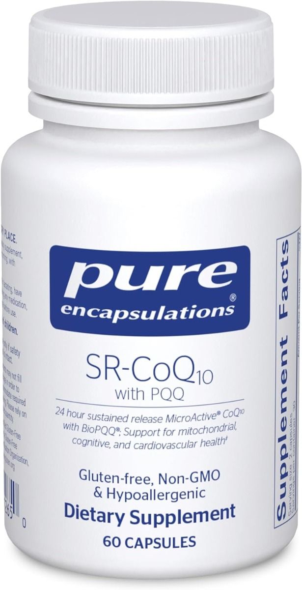 SR-CoQ10 with PQQ 60 Veggie Caps