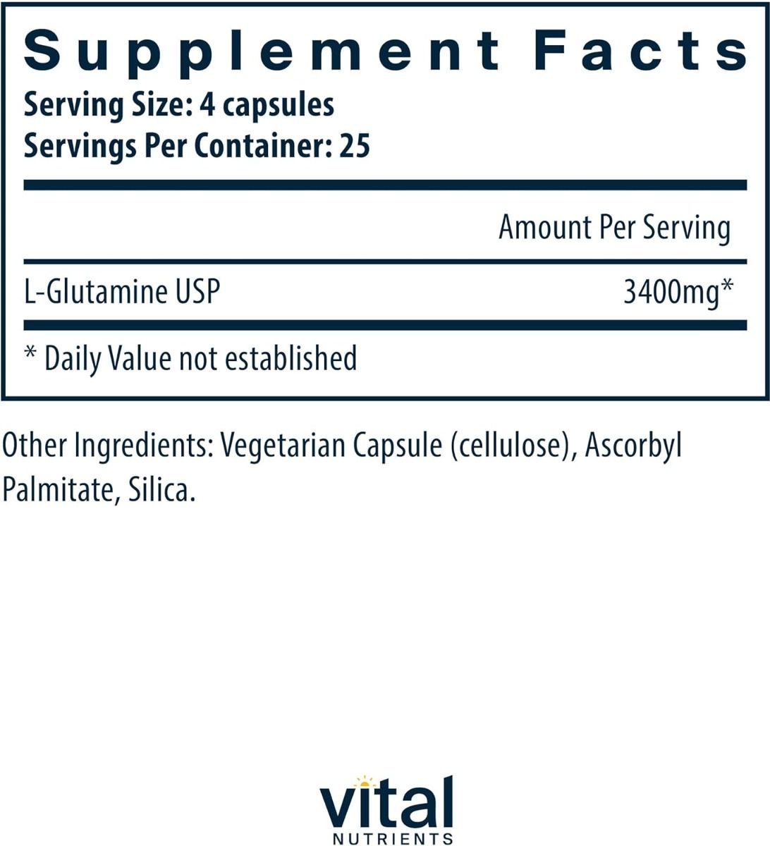 Glutamine 100Veggie Caps