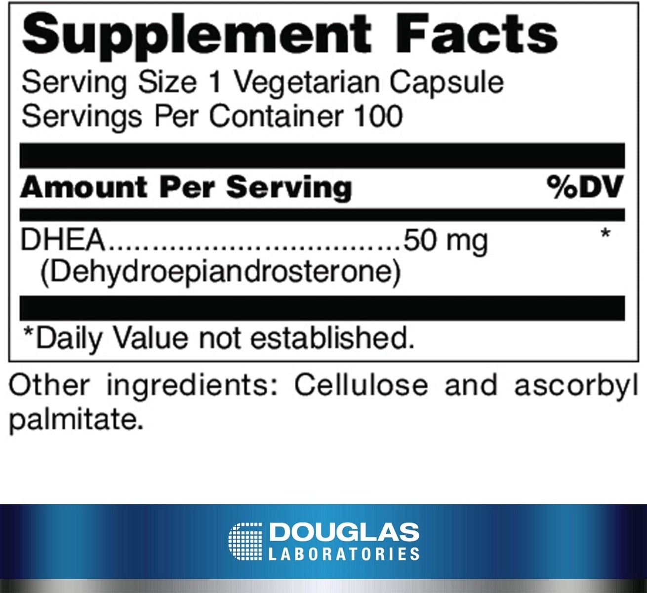 DHEA MG 100 Capsules