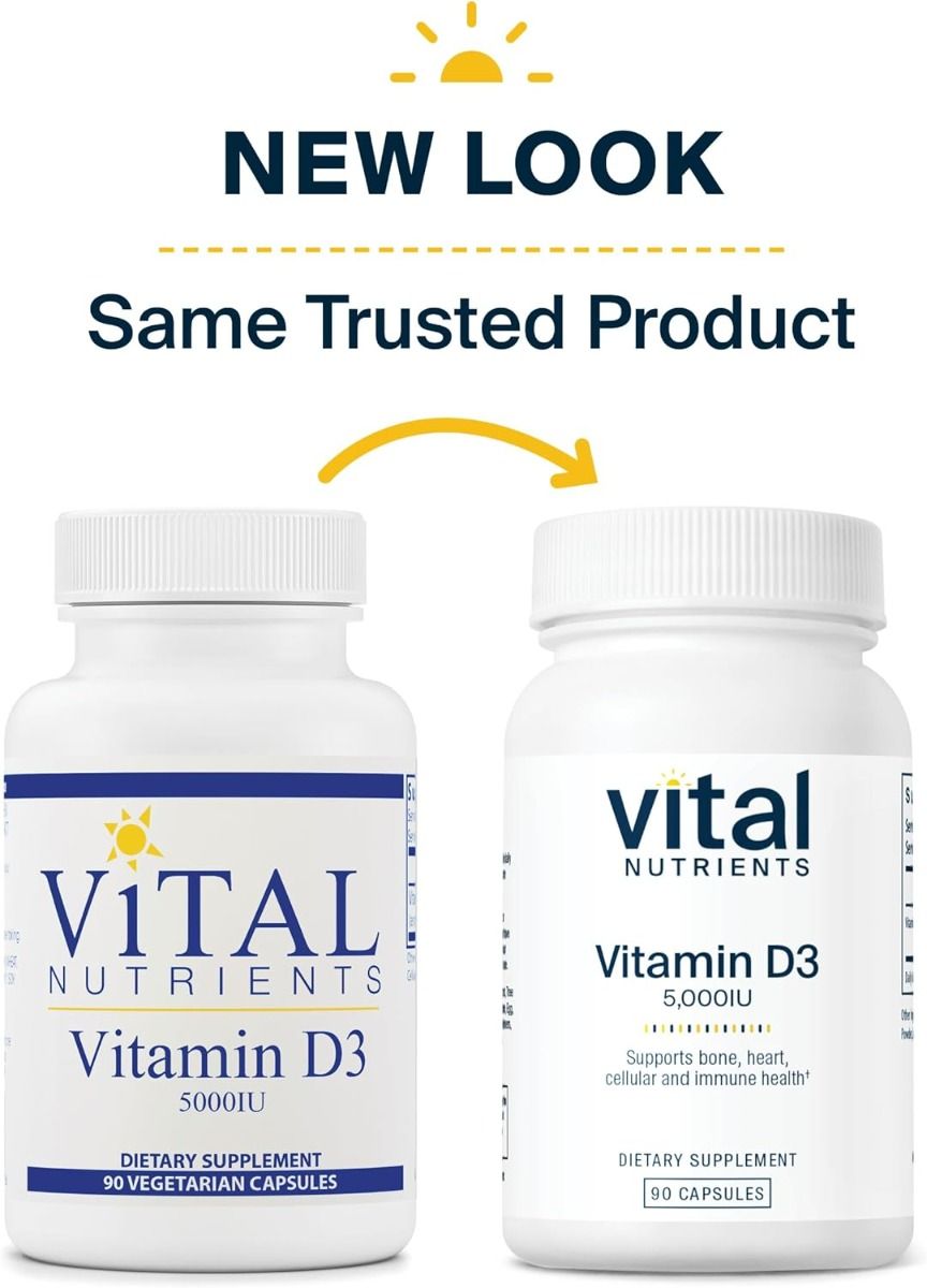 Vitamin D3 5000 IU 90 Veggie Caps