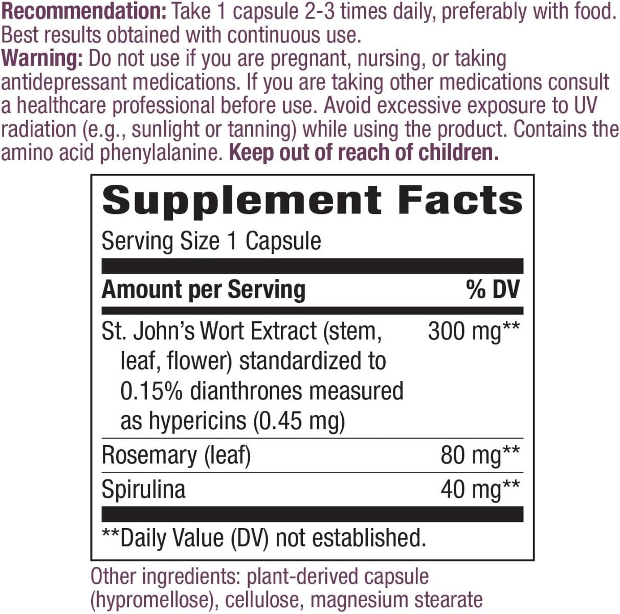 St. John's Wort 90Capsules