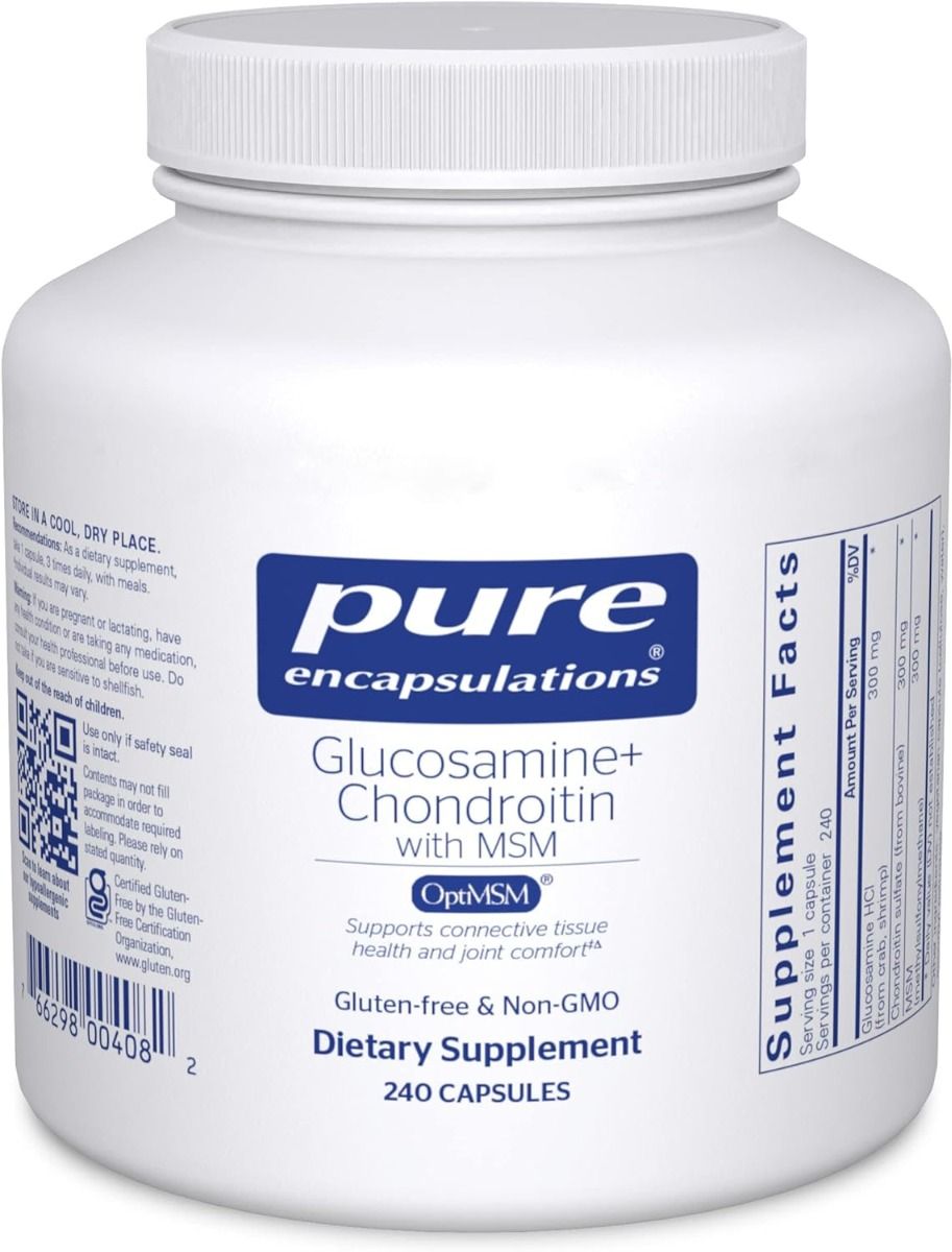 Glucosamine + Chondroitin with MSM 240 Veggie Caps