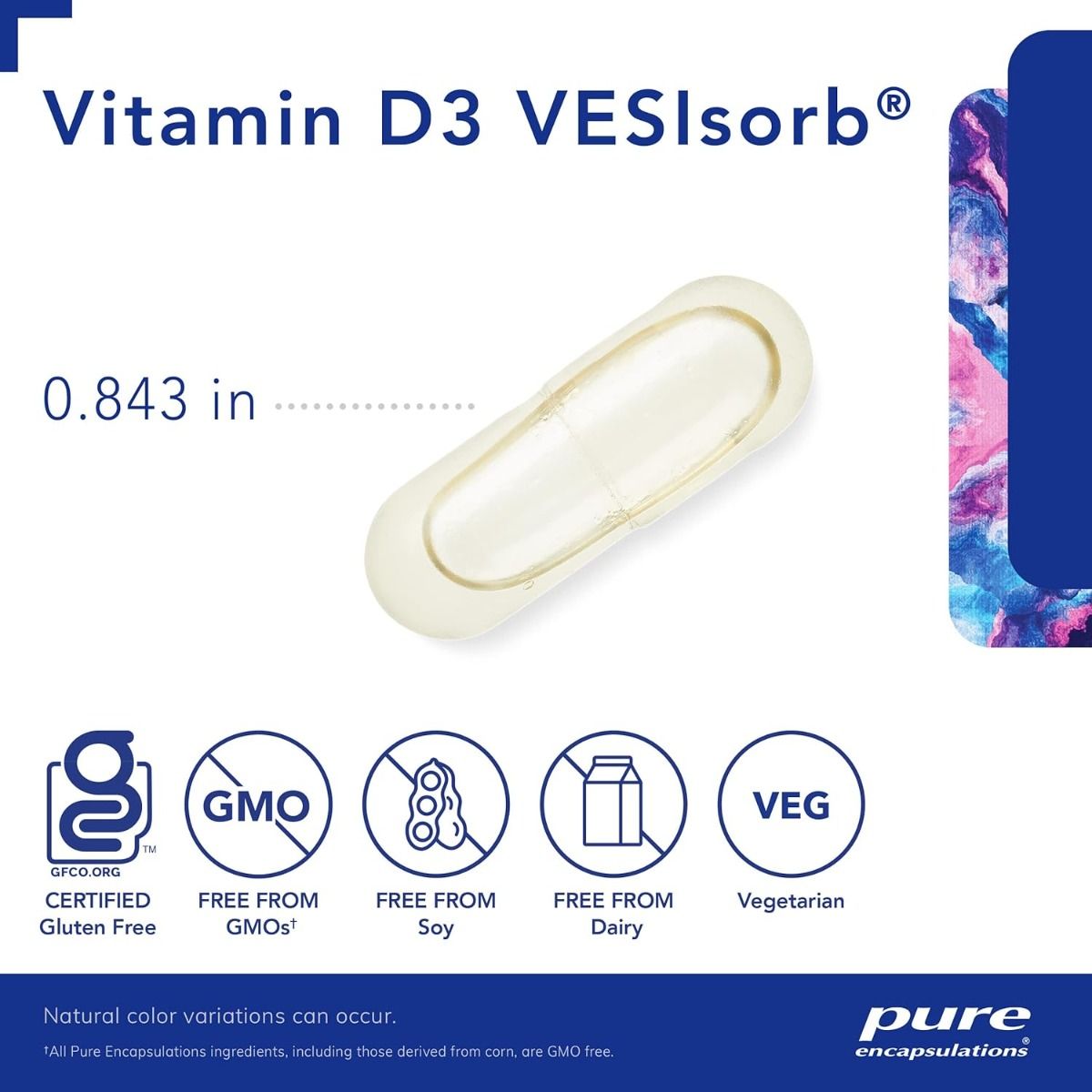 Vitamin D3 VESIsorb 60 Capsules
