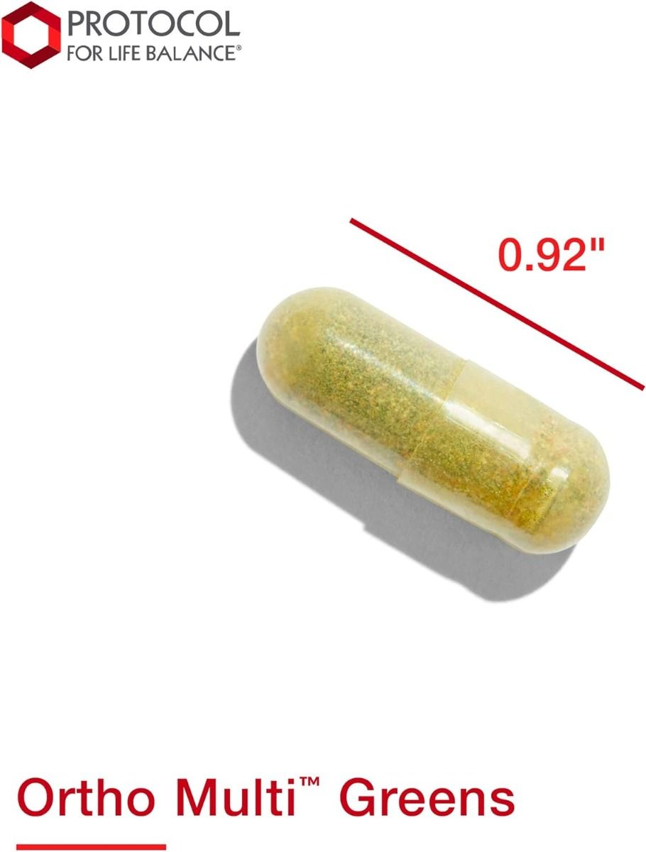 Ortho Multi Greens Iron-Free 180c 180Veggie Caps