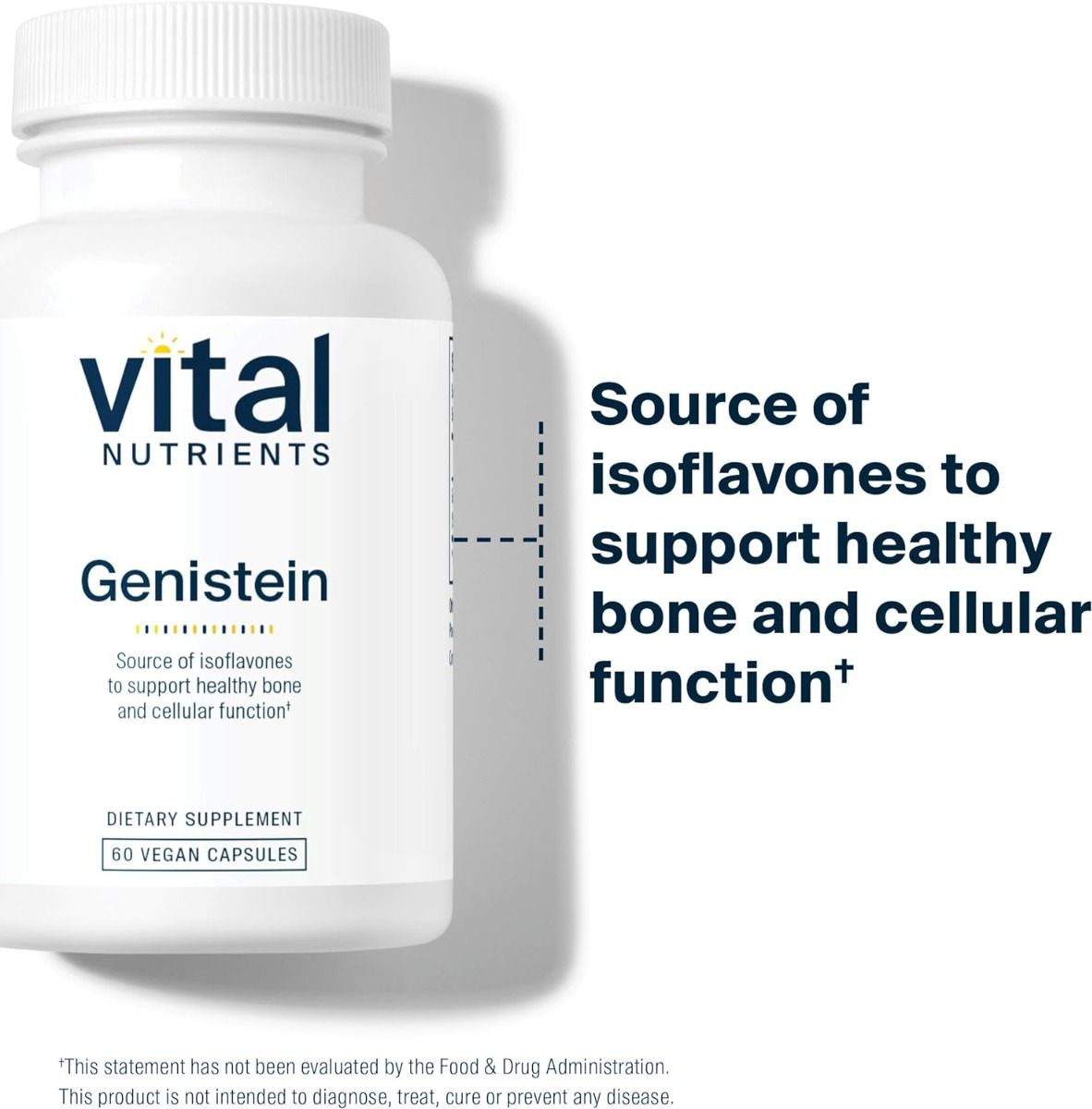 Genistein 125 MCG 60 Capsules