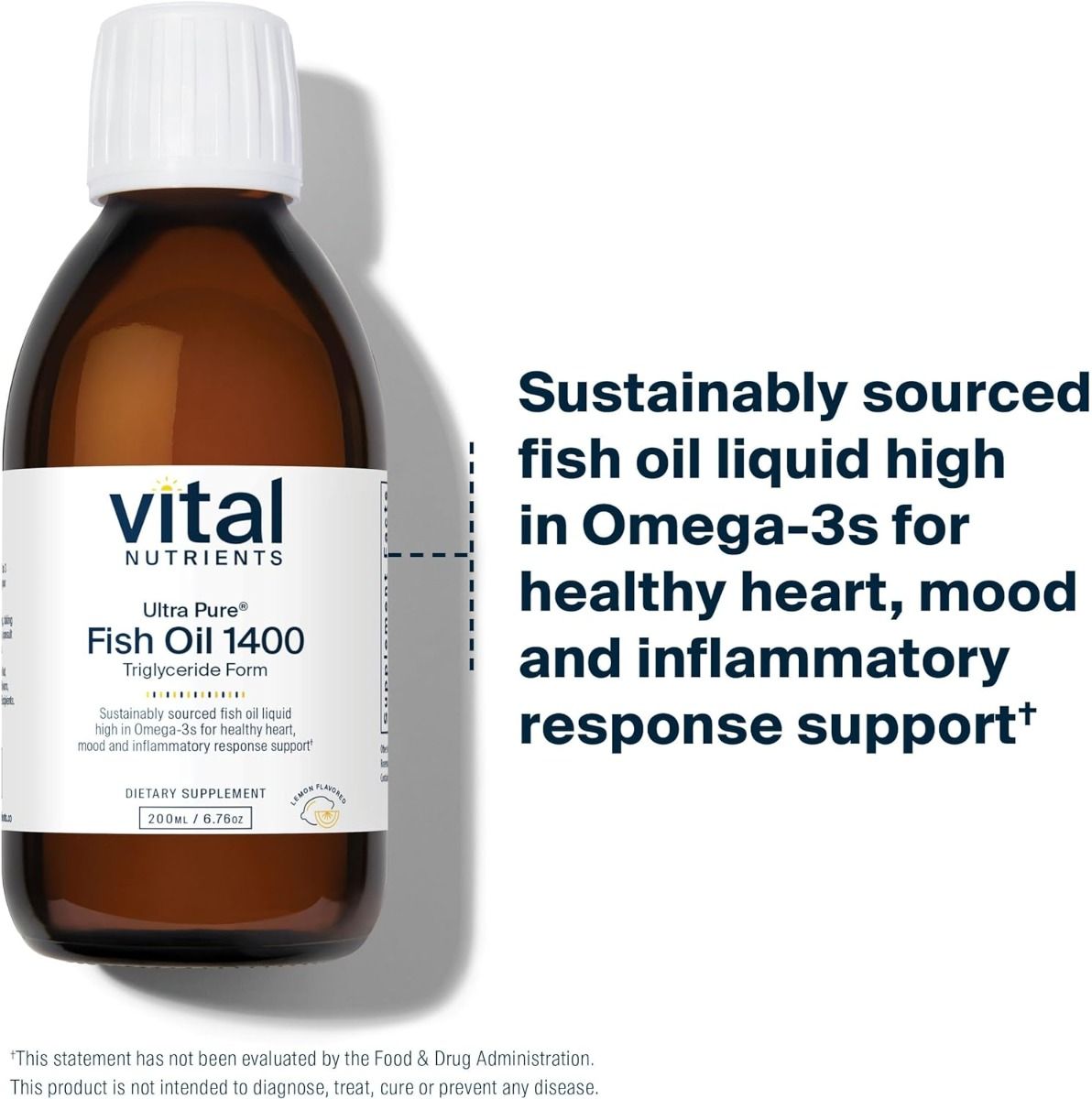 Ultra Pure Fish Oil 1400 200mlLiquidLemon