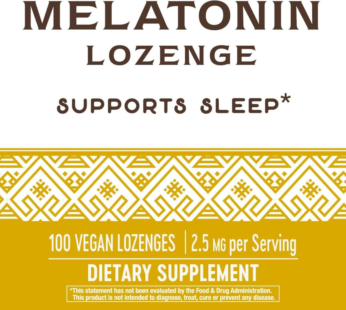 Melatonin 2.5 MG 100Lozenges