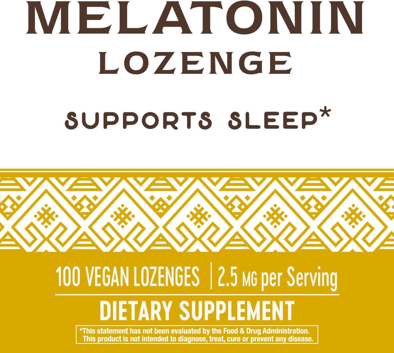 Melatonin 2.5 MG 100Lozenges