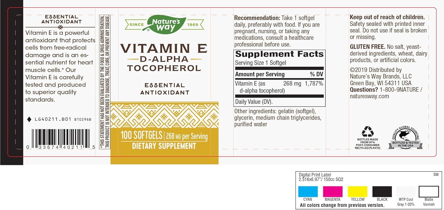 Vitamin E 400 IU 100Softgels