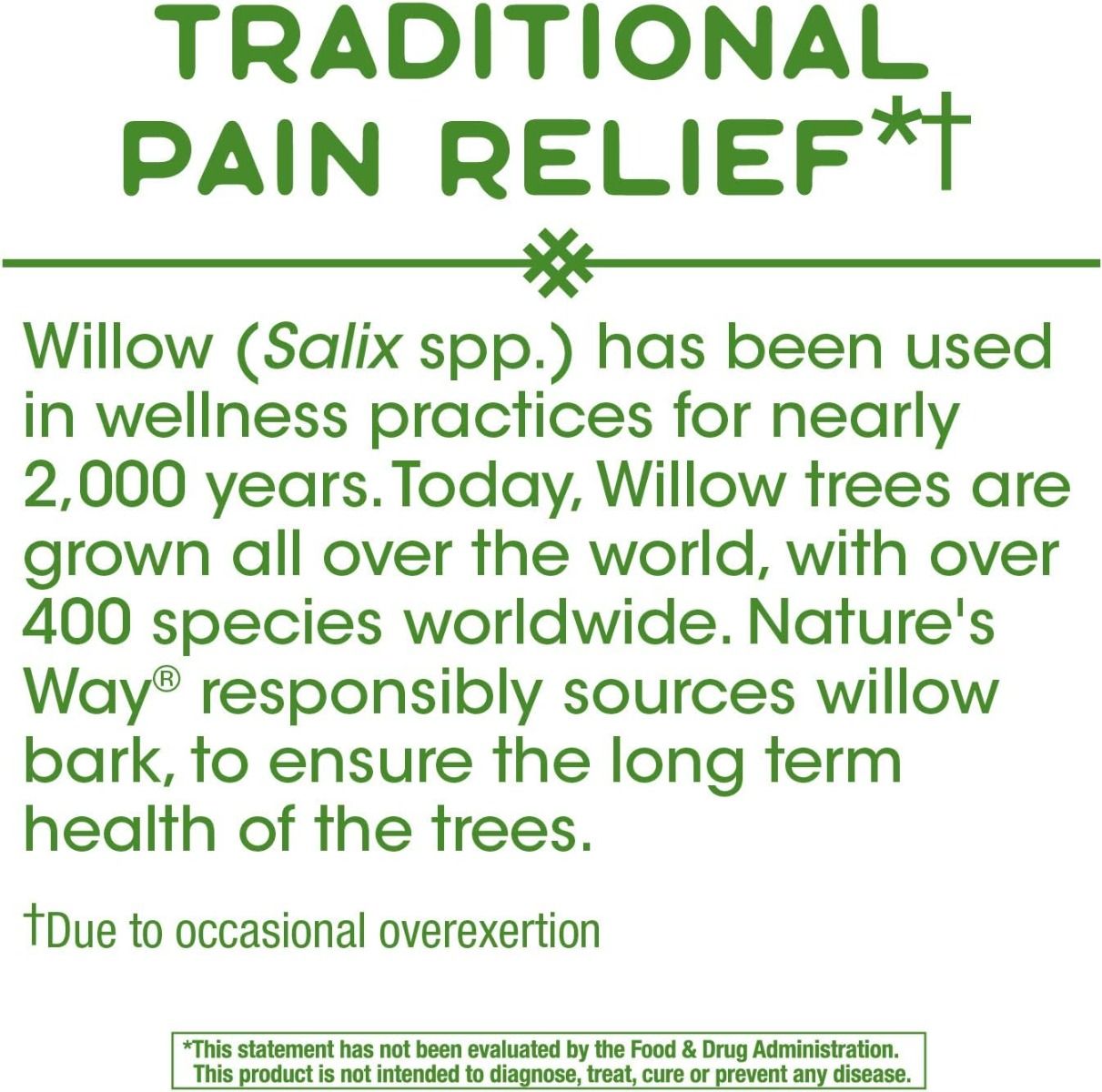 White Willow Bark 100 Capsules