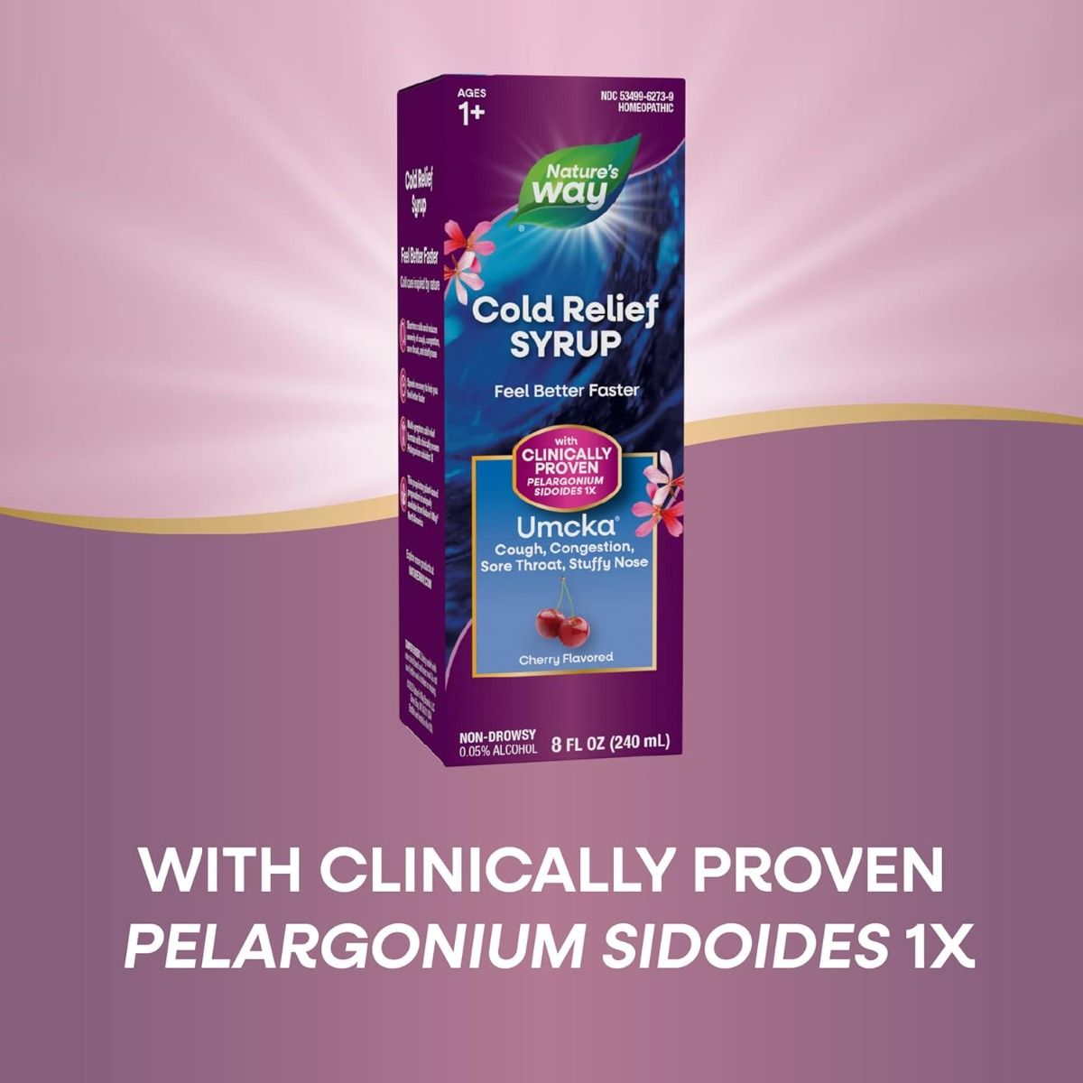 Umcka Coldcare Soothing Syrup 8 OZ SyrupCherry