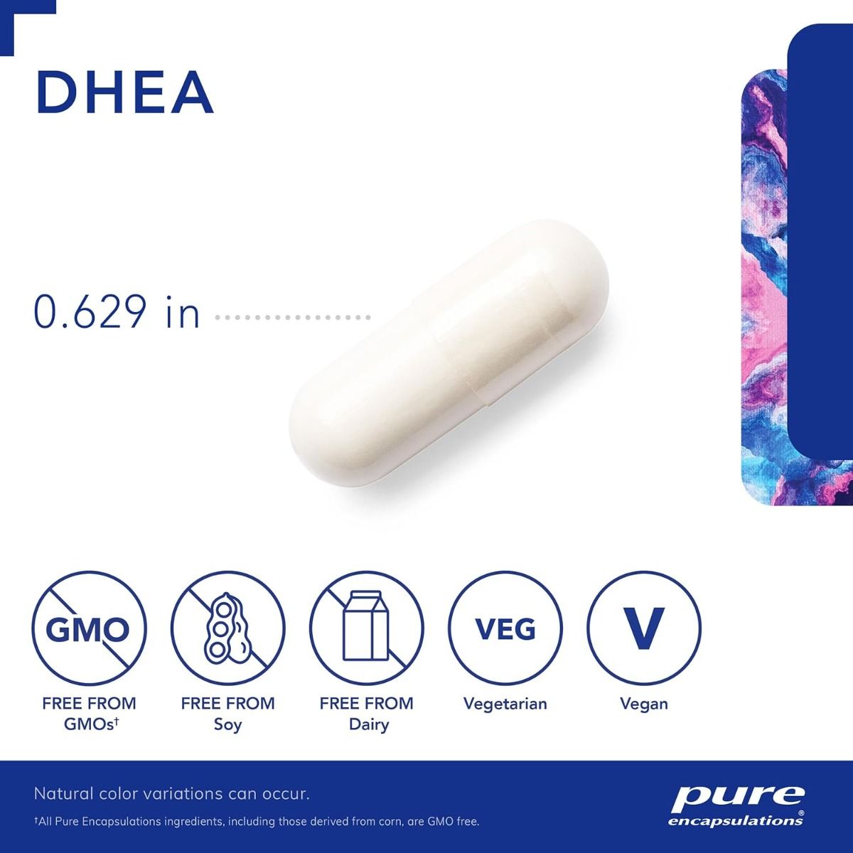DHEA Micronized 25 MG 60 Capsules
