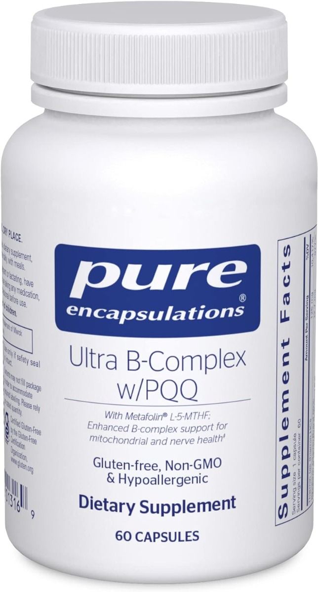 Ultra B-Complex W/ PQQ 60 Veggie Caps
