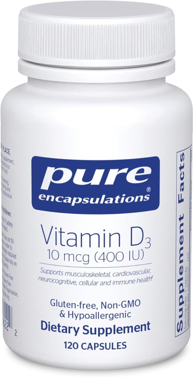 Vitamin D3 400 IU 120 Capsules