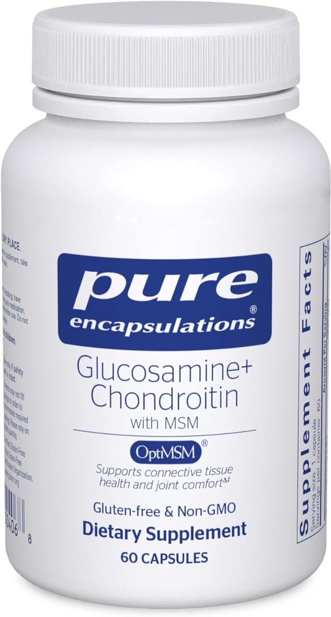Glucosamine + Chondroitin with MSM 60 Veggie Caps