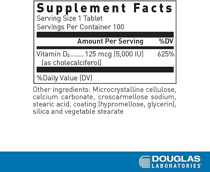 Vitamin D IU 100 Tablets