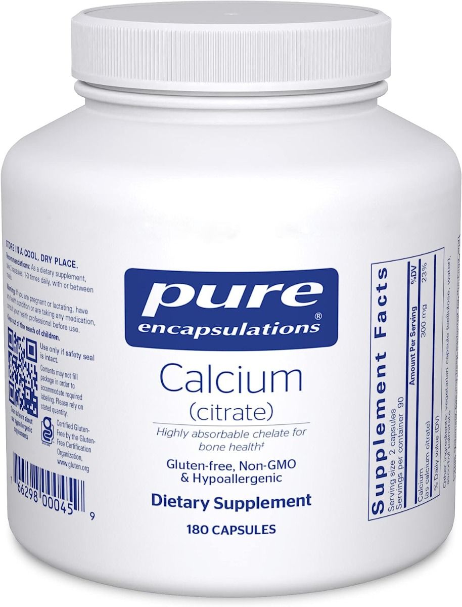 Calcium Citrate 180 Capsules