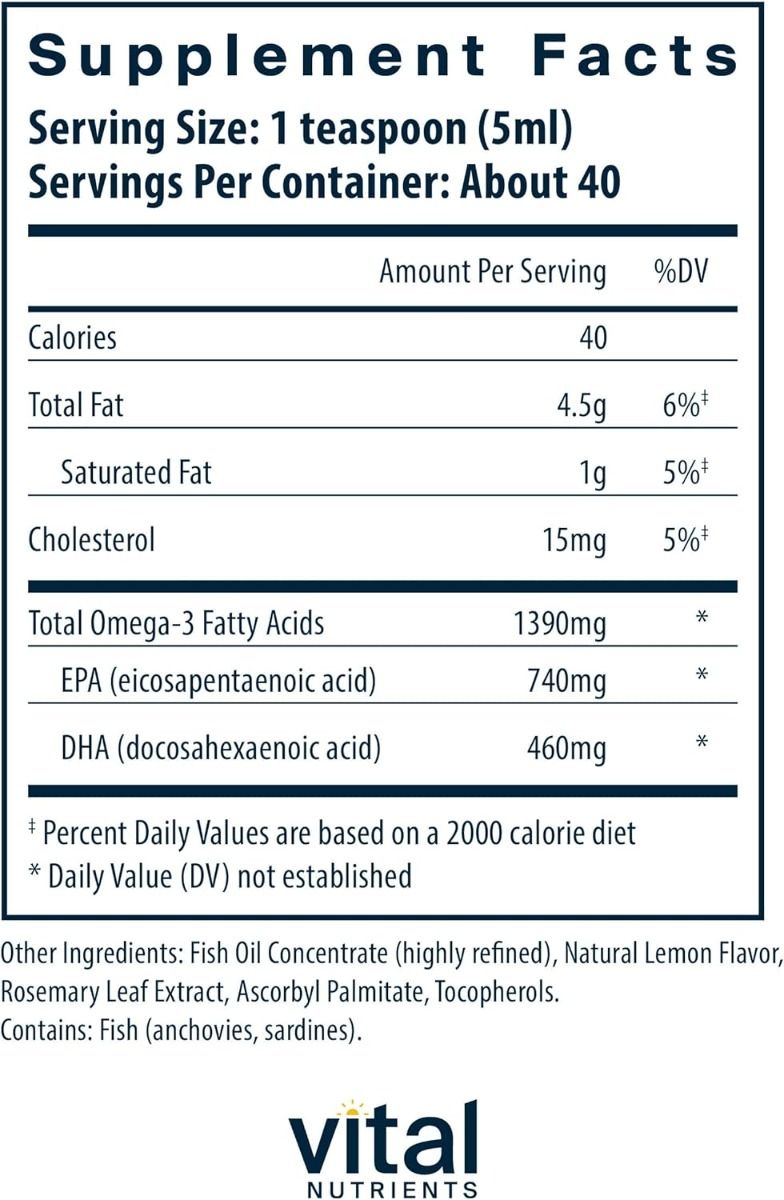 Ultra Pure Fish Oil 1400 200mlLiquidLemon