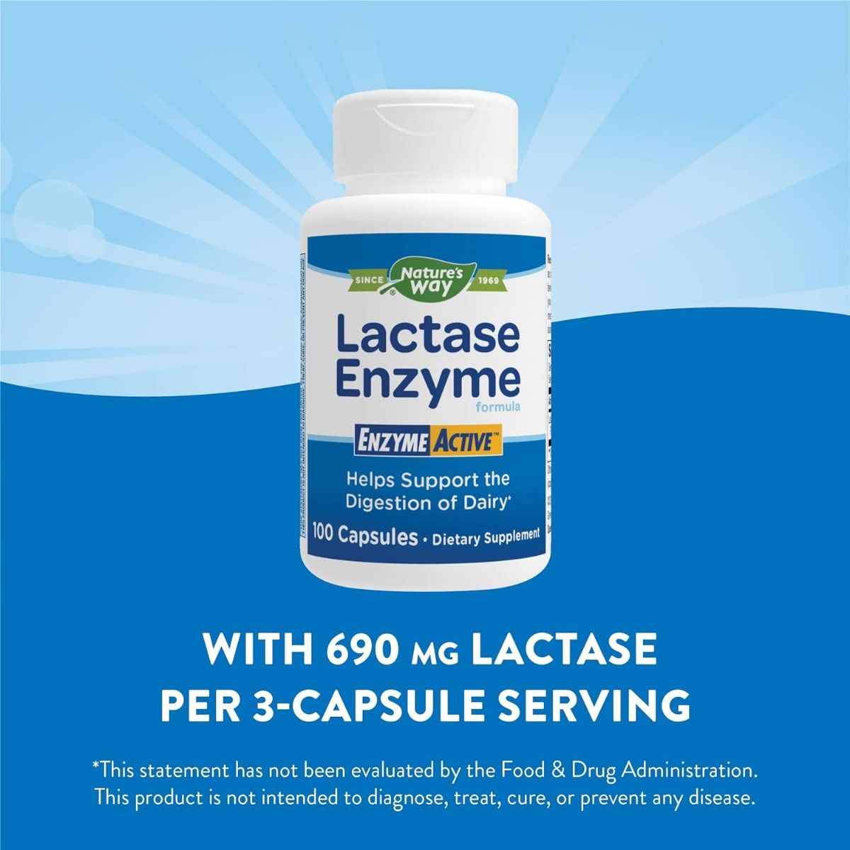 Lactase Enzyme 100Capsules