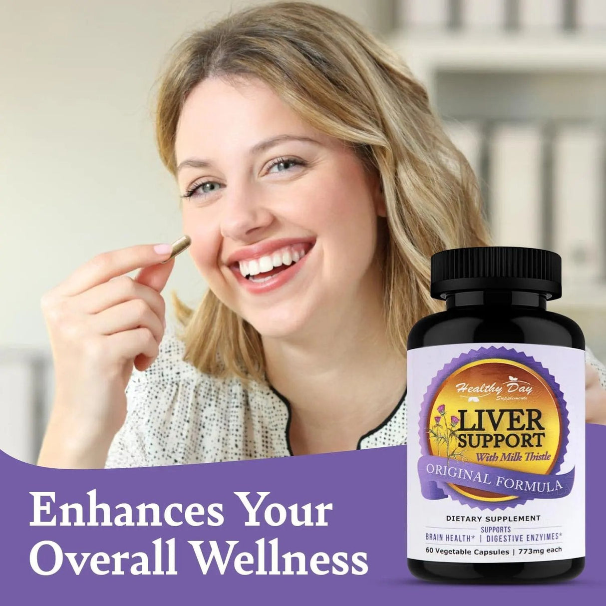 Liver Cleanse and Detox & Repair Formula - Herbal Liver Support Supplement Liver Detox