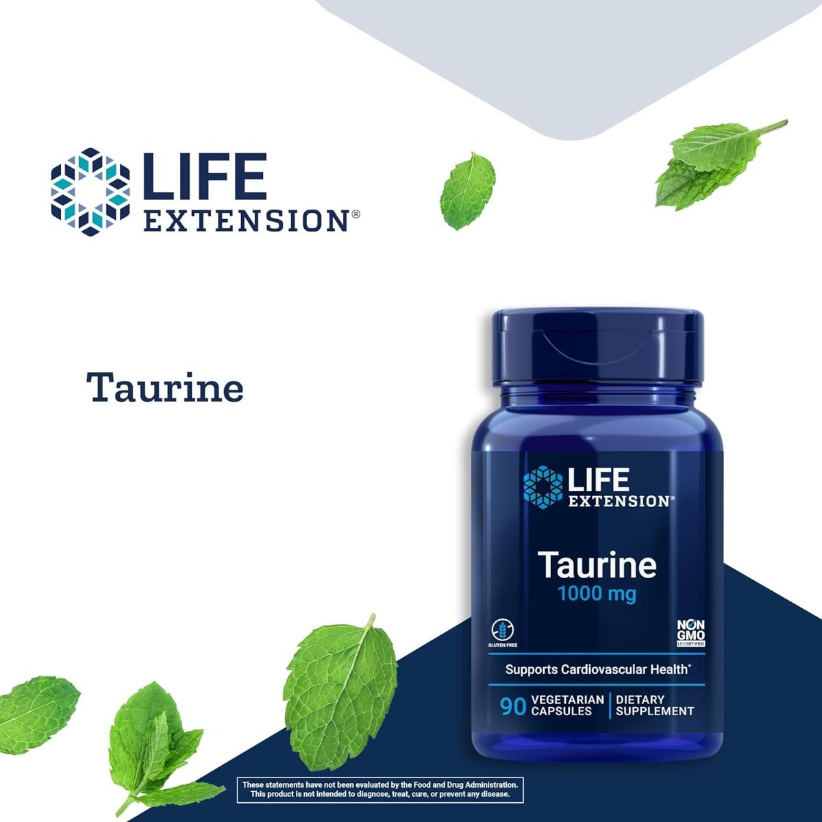 Taurine 1000 MG 90 Capsules