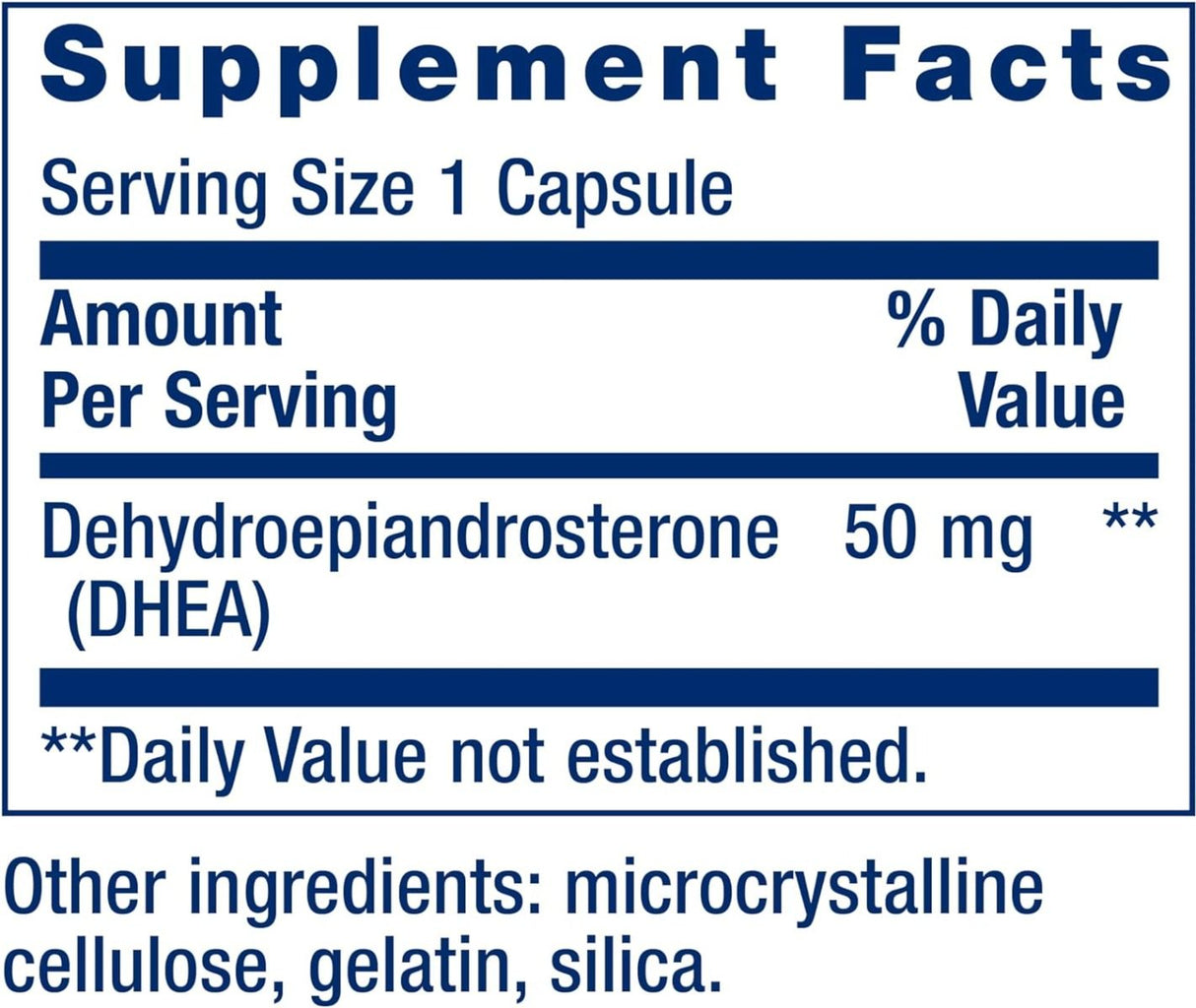 DHEA 50 MG 60 Capsules