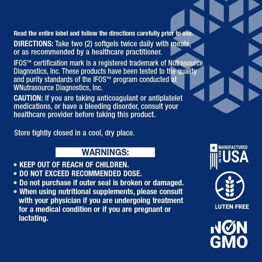 Super Omega-3 EPA/DHA with Sesame Lignans & Olive Fruit Extract (Enteric Coated) Softgels