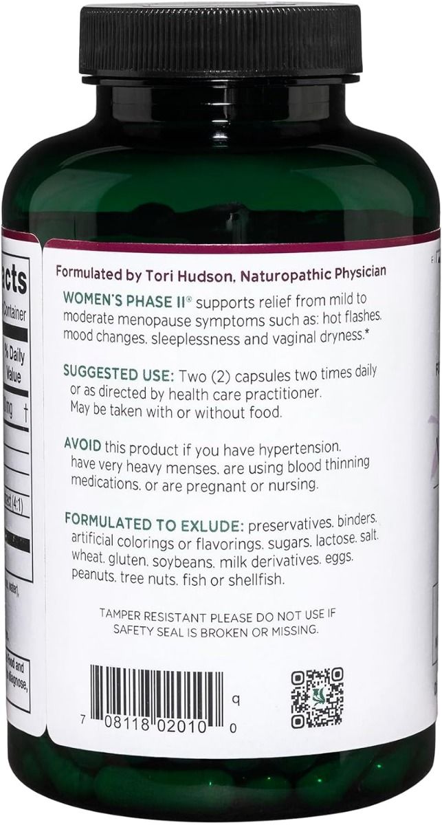 Women's Phase II 180 Capsules