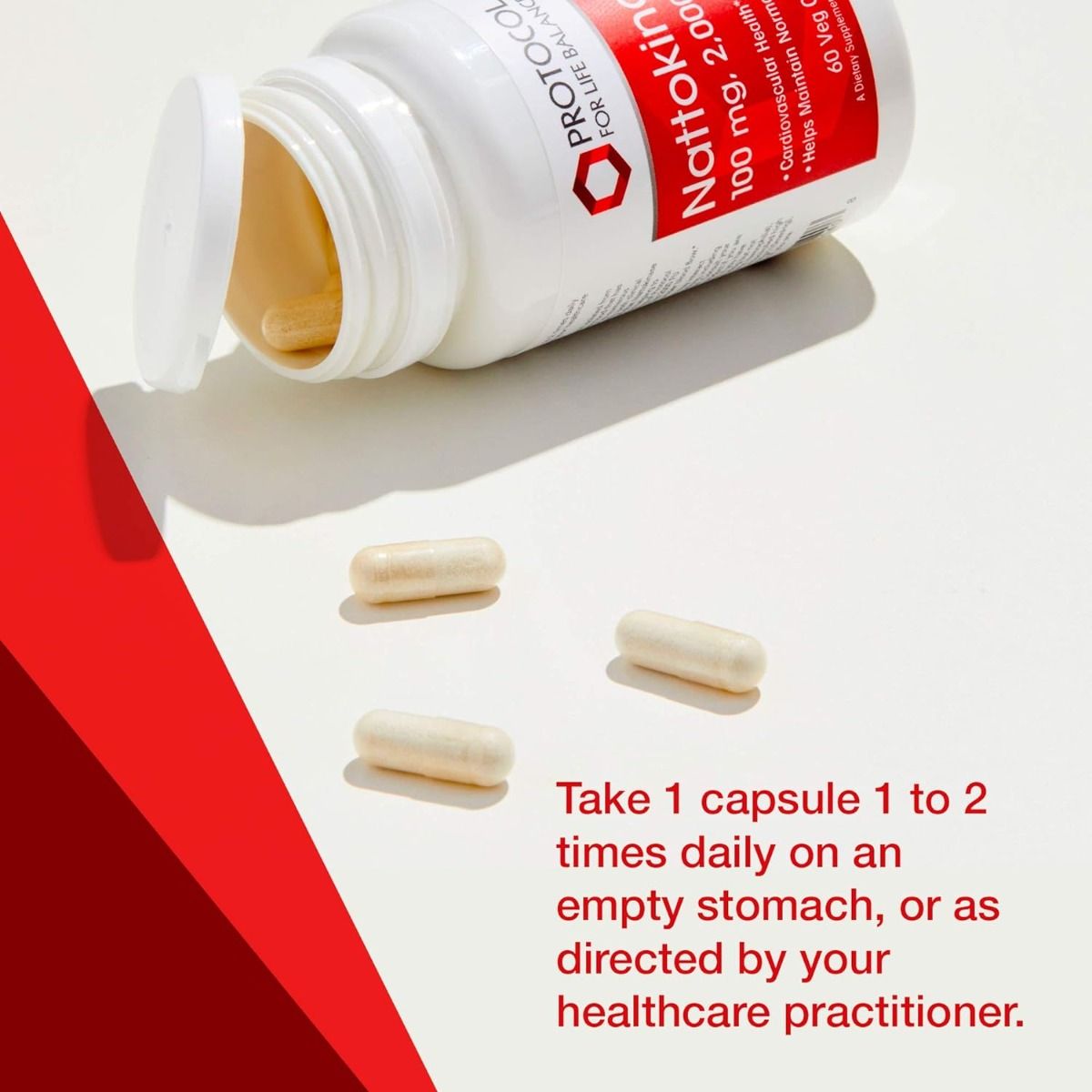 Nattokinase 2000 FU 100 MG 60 Vegan Capsules