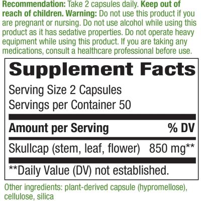 Scullcap Herb 100Capsules