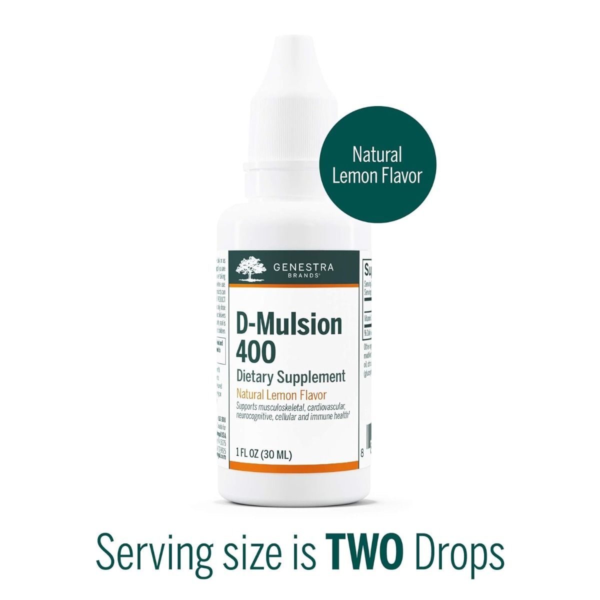 D-Mulsion 400 30 ML DropsNatural Lemon