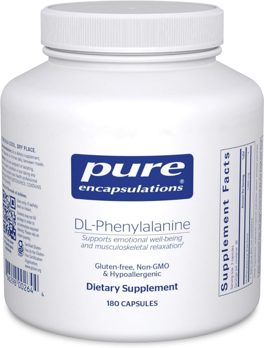 Dl-Phenylalanine 180 Veggie Caps