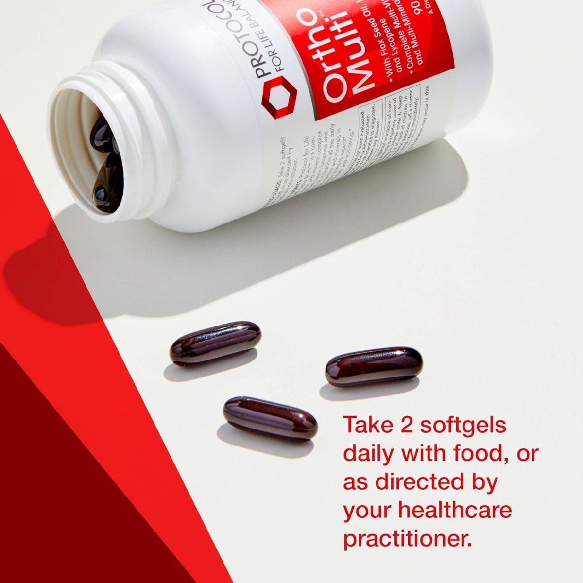 Ortho Multi w/Flax Oil 400 MG 90 Softgels