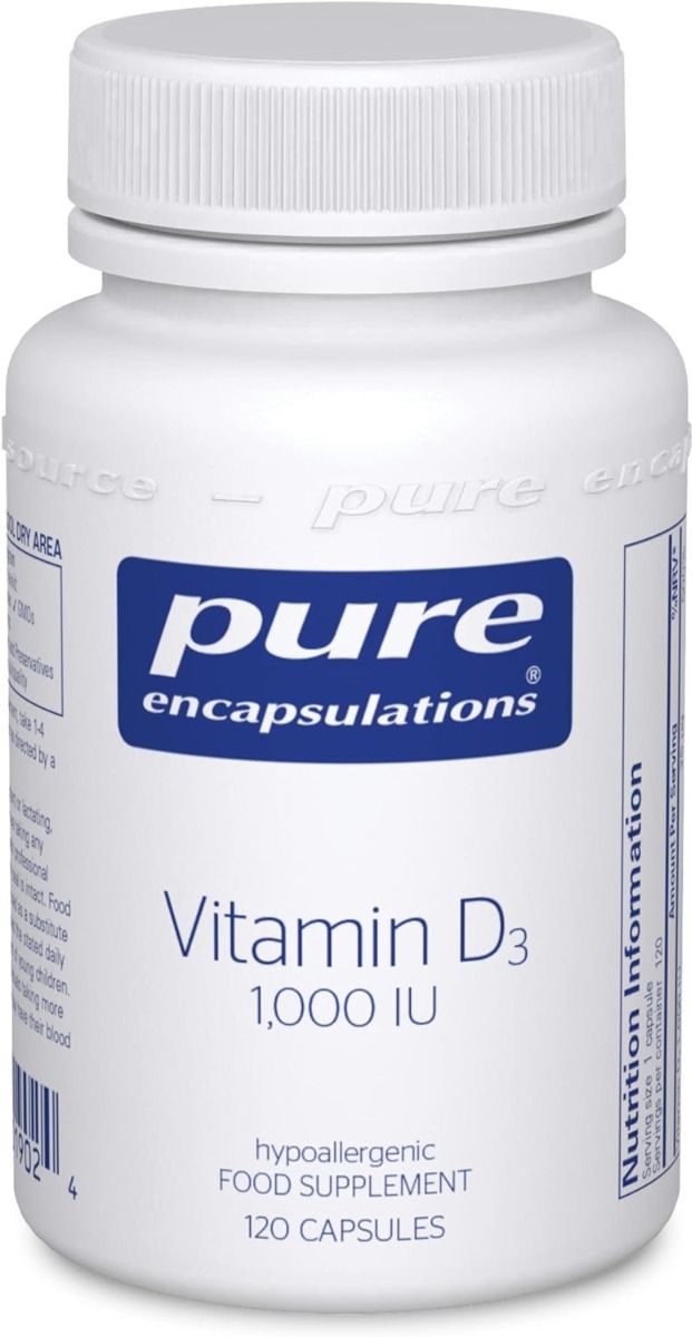 Vitamin D3 1000 IU 120 Capsules