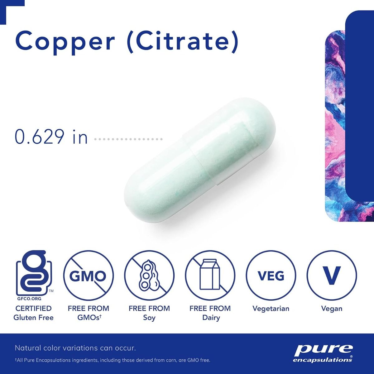Copper Citrate 2 MG 60 Capsules