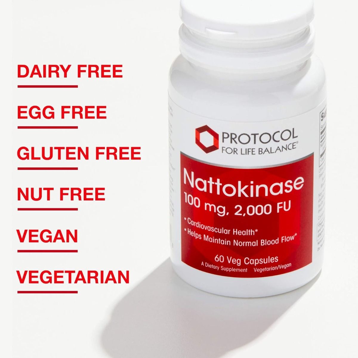 Nattokinase 2000 FU 100 MG 60 Vegan Capsules