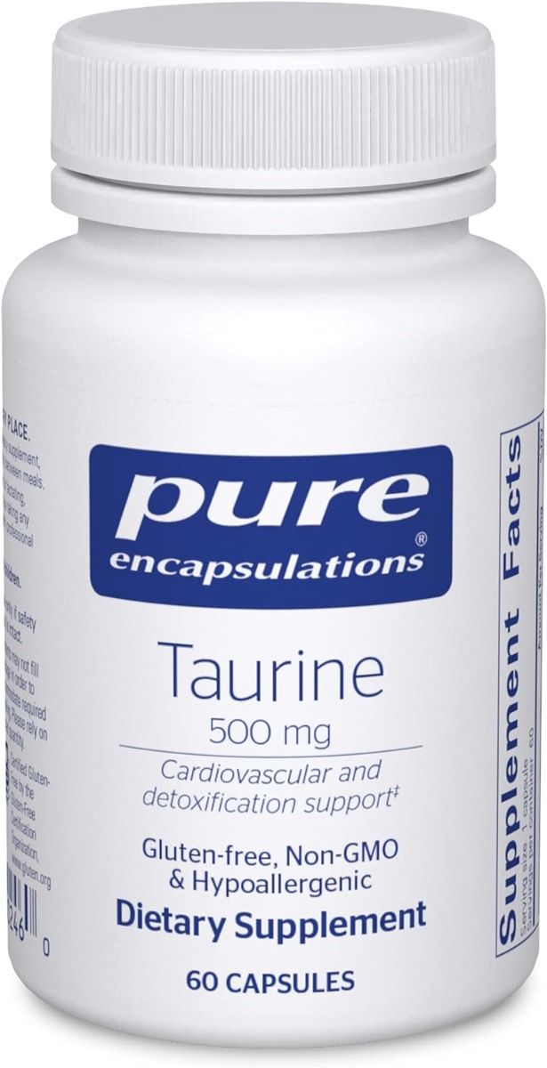 Taurine 500 MG 60 Veggie Caps