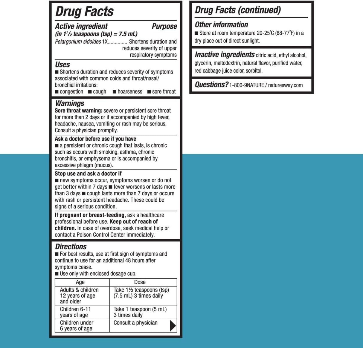 Umcka ColdCare Sugar-Free 4 OZSyrupGrape