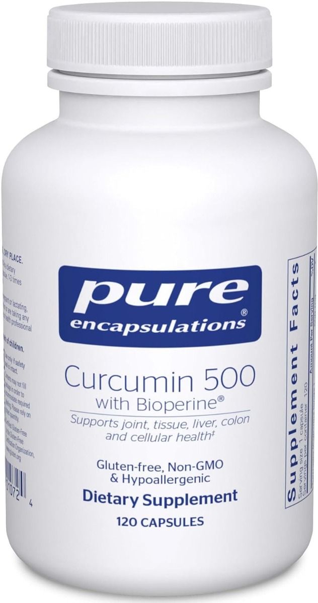 Curcumin 500 With Bioperine 120Veggie Caps