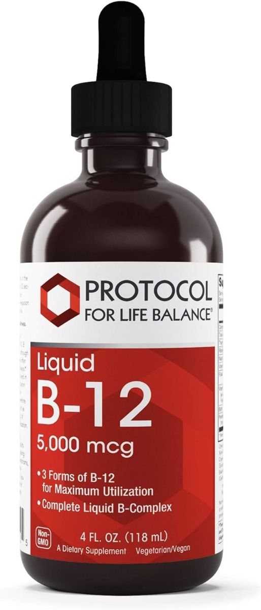 Vitamin B-12 Liquid 5000 MCG 4 Oz