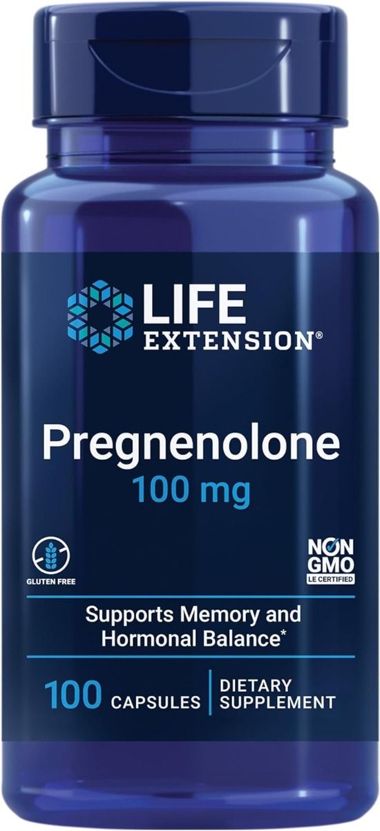 Pregnenolone 100 MG 100 Capsules