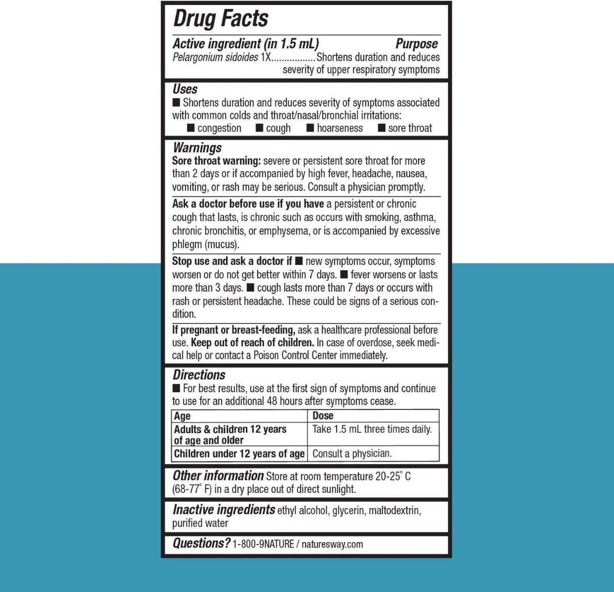 Umcka Coldcare Original Drops 1 Fl Oz (30 M L) Drops