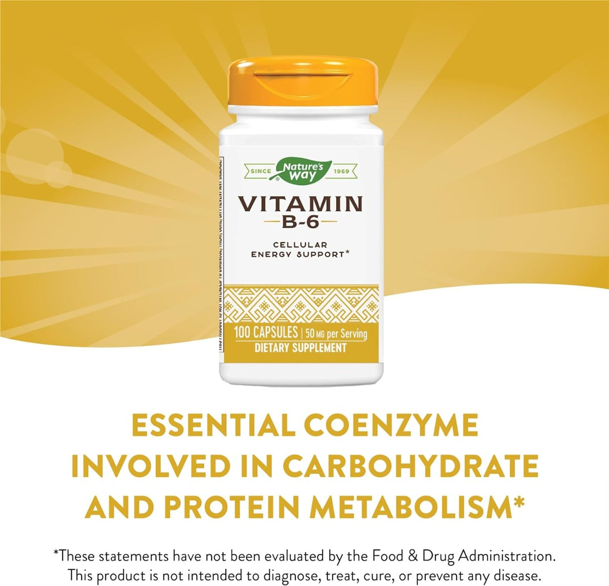 Vitamin B6 100 Capsules