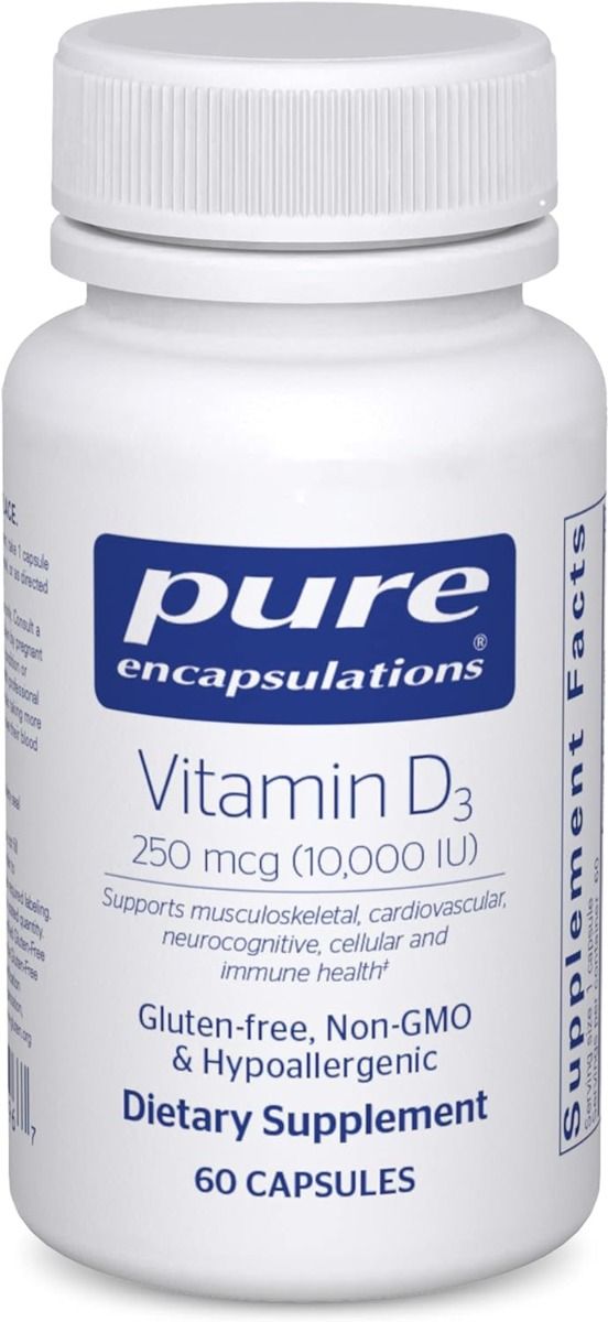 Vitamin D3 10,000 IU 60 Capsules