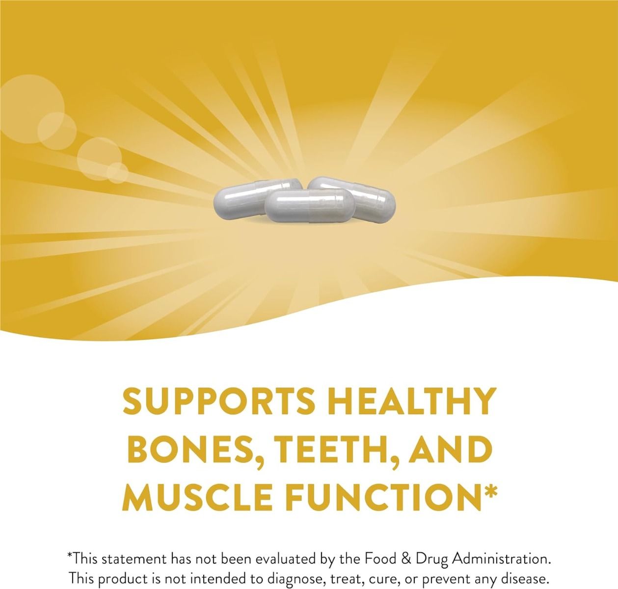 Calcium Magnesium & Vitamin D 250Capsules