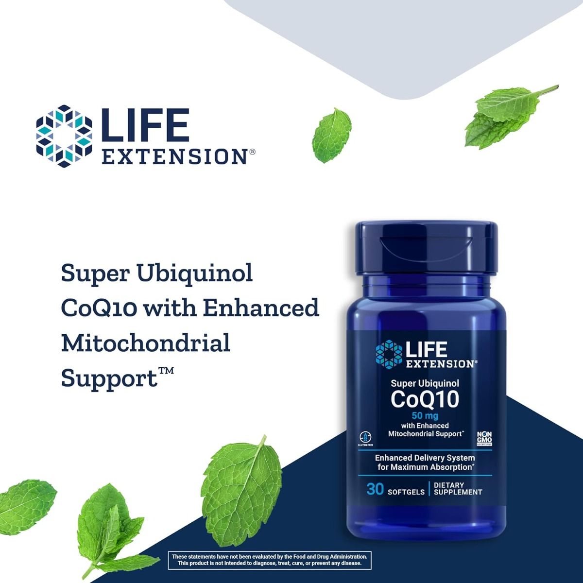 Super Ubiquinol CoQ10 50 MG Softgels