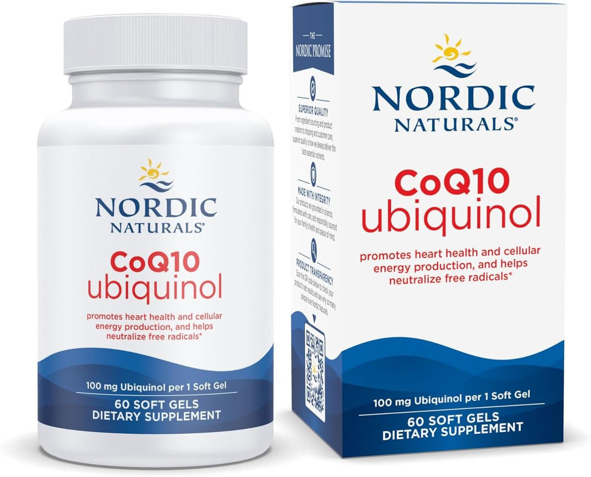 Nordic Co Q10 Ubiquinol 100 MG 60 Softgels