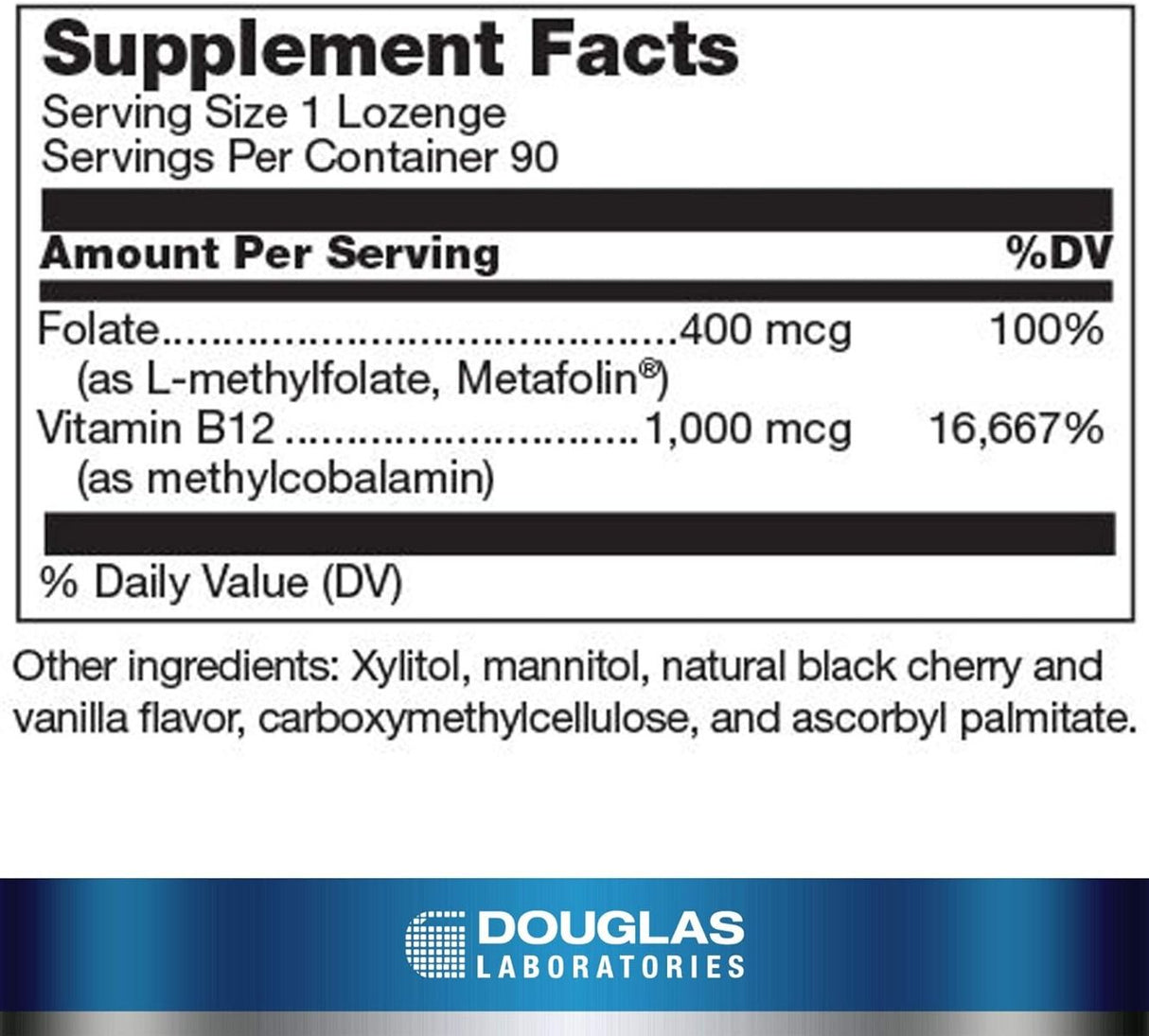 Methyl B12 Plus 90 Lozenges
