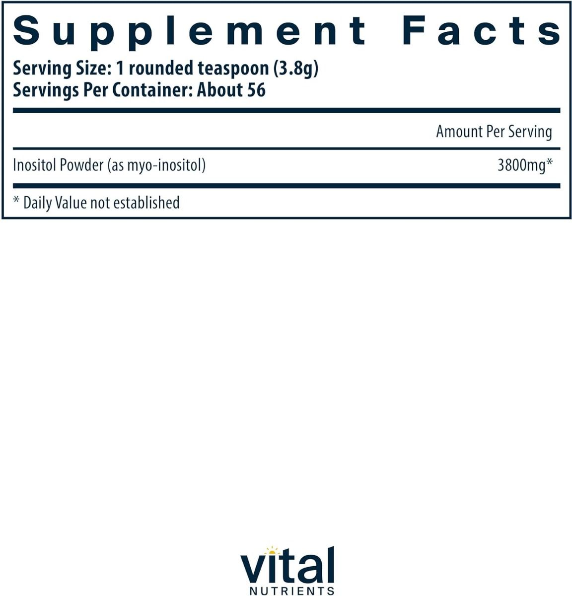 Inositol 225g Powder
